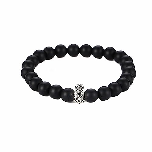 Bracelet en pierres véritables de 8 mm de haute qualité artisanale