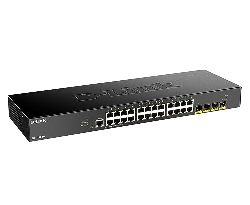 Image of D-Link DGS-1250-28X 28 Port Smart Managed Gigabit Layer 2 Switch with 4 Ports 10G SFP+ Ports