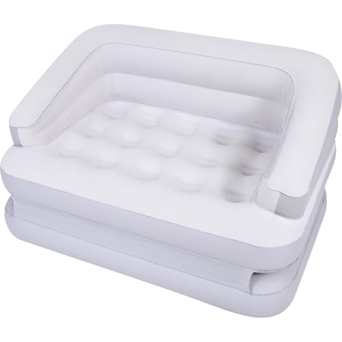 AVENLI Luftsofa 198 x 138 x 62 cm aufblasbares Sofa aufblasbar wandelbar zum Doppel-Luftbett Gästebett aufblasbar