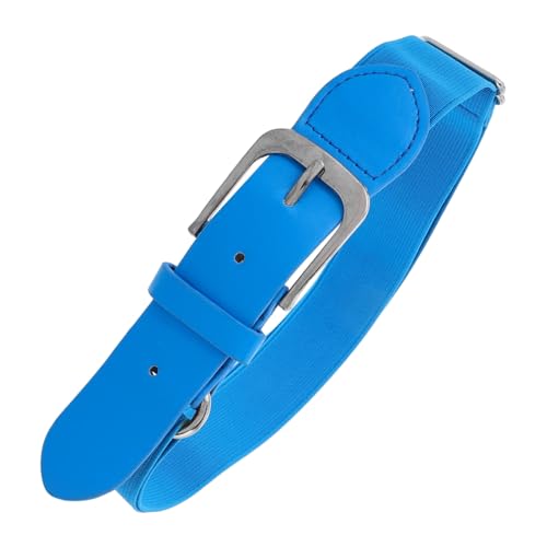 Baseball Softball Adjustable Elastic Belt Elastic Stretch Faux Leather Adjustable Waist Strap Unisex
