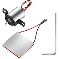 Motor Ventilador Chimenea MaxEarn Ventilador de chimenea, motor y generación de electricidad, piezas de repuesto para chimenea, kit de generador para 4 aspas