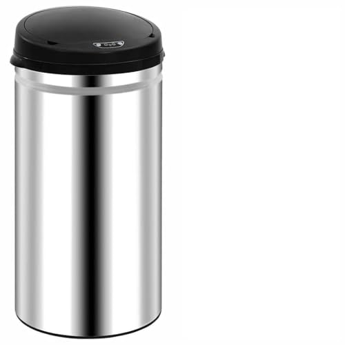 Générique Poubelle à capteur Automatique 50 L Acier Inoxydable,Maison & Jardin,Produits ménagers,Conditionnement des déchets,Poubelles & corbeilles à déchets,Argent,3.7 KG,322694