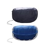 Maße: 90cm Durchmesser und 35cm Höhe - ACHTUNG! BITTE IMMER BEIDE MUSCHELHÄLFTEN AUFEINANDERLEGEN. DIE PLANE IST NICHT ZUR ABDECKUNG EINER OFFENEN MUSCHEL GEEIGNET!