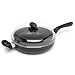 Ecolution Artistry Chicken Fryer Nonstick Pan - 11" Inch Frying Pan has a Built-in Helper Handle - High Dome Lid Included, Black