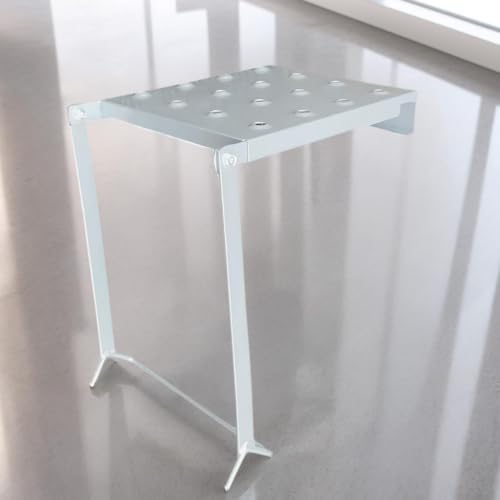 Plataformas de trabajo plegables ajustables y soportes de escalera para mantenimiento de granjas 4