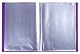 Exacompta 88426E Sichtmappe Opak PP blickdicht, 24 x 32 cm, für DIN A4, 40 Kristallhüllen, hohe Transparenz, 1 Stück, violett (Packung mit 2)