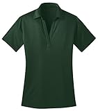 Port Authority® Ladies Silk Touch™ Performance Polo, Dark Green, XL