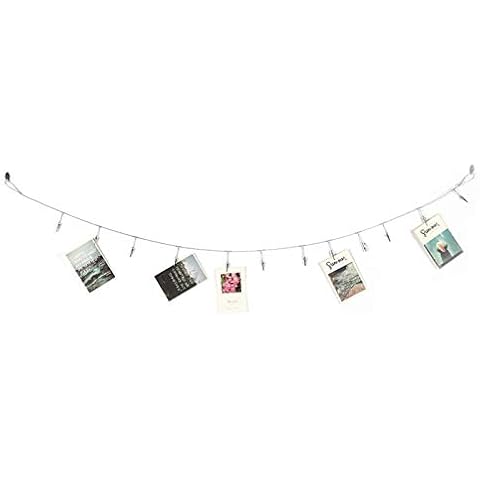 HERCHR Wall Photo Clip Hanging Wire Cover