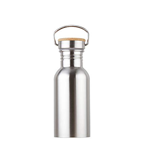 Bouteille de sport portable gourde eau étanche argent voyage randonnée