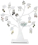 Praktische Schmuck-Auslage als Ringhalter, Kettenständer, Armband und Uhren-Ständer mit vielen Halterungen & zusätzlichen Körben zum Hängen und Platzieren Ihrer Sammlung schmückender Accessoires