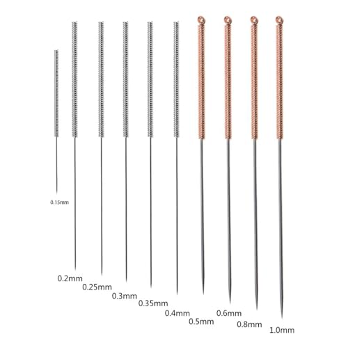 ZHGUIMING 10ps XeX|N[jOj[hmYh 0.2/0.3/0.4/0.5/0.6-1.2 ~[ghrbgh 3D v^i(10 nozzle needles)