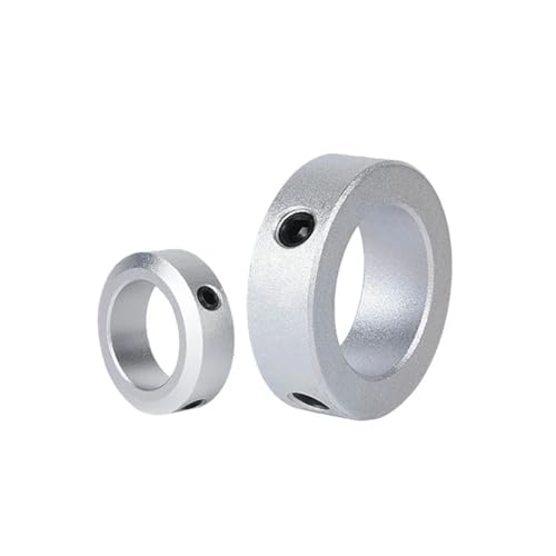 Bague de retenue d'arbre en aluminium avec vis de blocage pour guidage linéaire 1 pièce