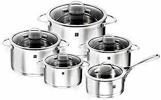 ZWILLING 10 Piece COOKWARE Set Pot Set 10 Piece, 18/10 Stainless ...