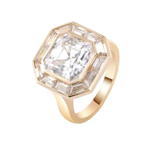 Bague moissanite argent 925 anti-ternissement, l'éclat sans rayure