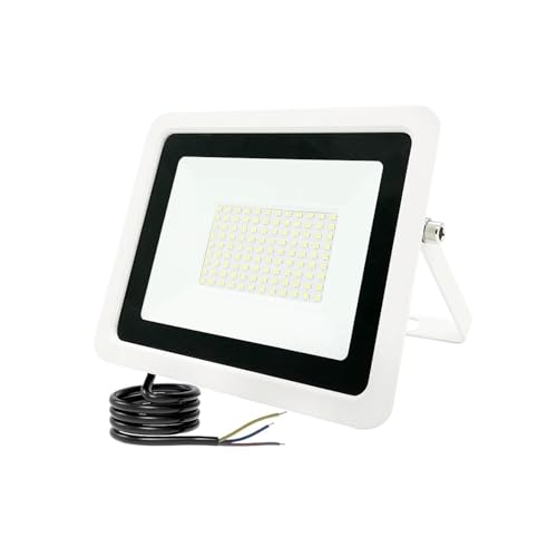 Projecteur LED extérieur IP68 étanche carré 100W blanc froid haute luminosité