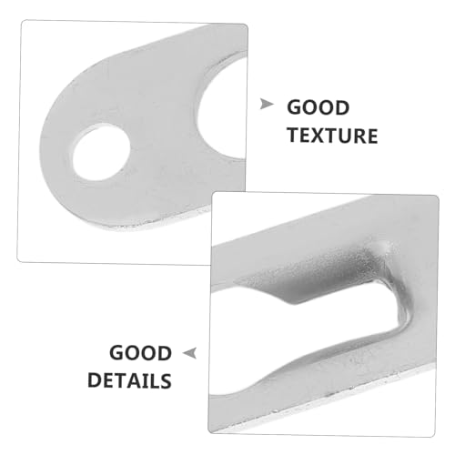 Image of 20Pcs Heavy Duty Metal Hooks for Picture Frames and Mirrors Convex Design Wall Mount Brackets with Screws Versatile Hanging Hardware for Home Organization