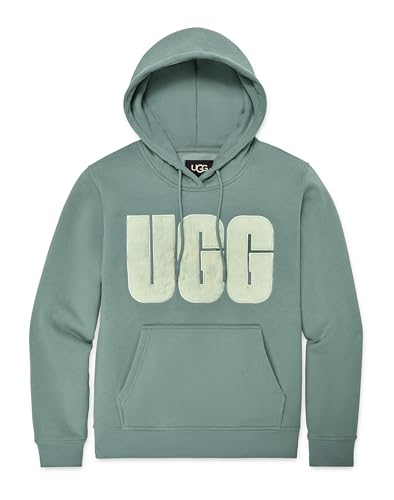 Amazon.com: UGG Women's Rey Fuzzy Logo Hoodie Sweater, Deep Ice