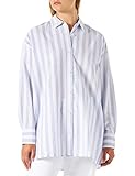 LTB Jeans Damen Kameca Bluse, White Blue Stripes 787, M