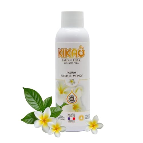 KIKAO Spa und Pool Parfüm - Monoï Blüte - Tiaré - Sonniges und Exotisches Aroma - Urlaubs- und Entspannungsstimmung - 125g