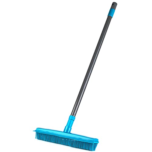 Beldray LA024350TQ Pet Plus+ Balai à Tête en Caoutchouc, Brosse à Plancher avec Bord Raclette, Utilisation Intérieure/Extérieure - Idéale pour Sols Durs, Vitres, Poils d'Animaux et Poussière