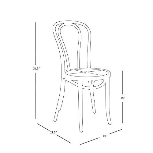 1018 Hairpin Bentwood Chairs, Modern Dining Room, Coffee Shop, Cafe, Kitchen Bistro, Or Vanity Seating, Natural Handcrafted Wood Frame, Rustic Indoor Furniture | Natural, Set Of 2 Fully Assembled #TOP2