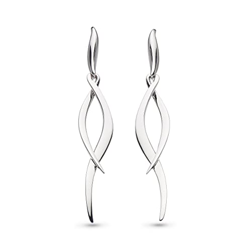 Boucles d'oreilles Kit Heath Entwine en argent pour illuminer vos tenues de bureau