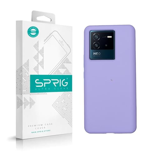 Image of SPRIG Compatible with iQOO Neo 6 5G Premium SilkTone Back Cover Drop Tested Shock Proof Mobile Case for Men, Women, Boys and Girls with Camera Protection (Light Purple)