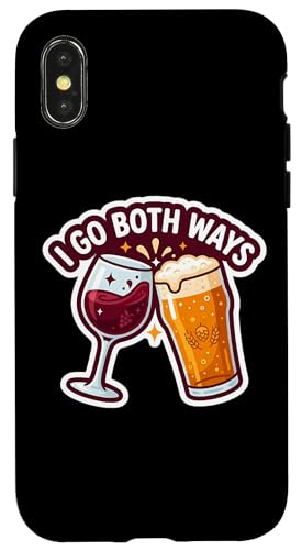 I Go Both Ways �ʔ��� ���C�� �r�[�� ������ ���l �W���[�N �y�������p �X�}�z�P�[�X iPhone X/XS �p