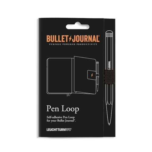 Image of LEUCHTTURM1917 Pen Loop Purple | Self-Adhesive Elastic Pen Holder