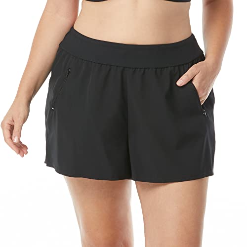 BEACH HOUSE April Swim Shorts with Inner Briefs — Quick Drying Women's Board Shorts Sizes 4-24 Plus
