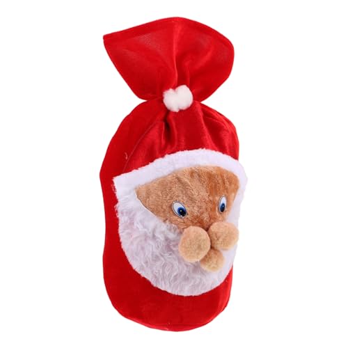 ELAYARD クリスマス サンタクロース 巾着袋 大型 再利用可能な包装袋 ジュエリー収納対応 プレゼント用 ホリデー パーティー用 贈り物バッグ