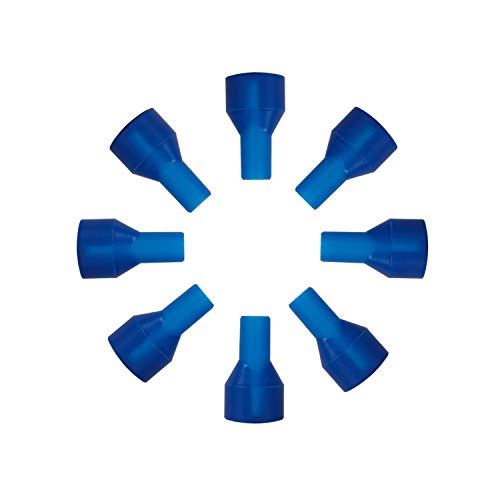 Replacement Bite Valve for Camelbak Hydration Pack Bladder - Leakproof Self-Sealing 8-Pack Silicone Mouthpieces BPA-Free (Blue)