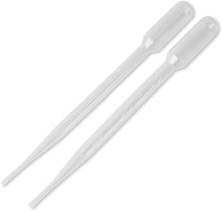 Karter Scientific 206H3 3ml Graduated Transfer Pipette, Cap 7ml, 1/2ml Grads, 155mm (Pack of 100)