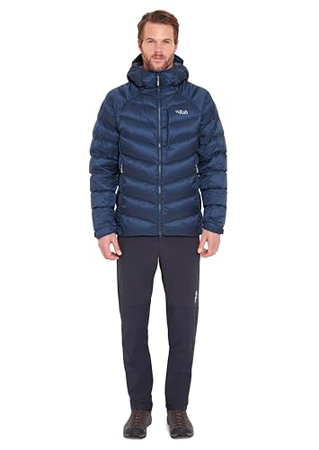 Rab Men's Glaceon Pro Down Jacket - Lightweight Down Coat for Hiking, Climbing, & Mountaineering - Tempest Blue - Small - Image 3