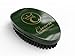Crown Quality Products “The Original” Curved 360 Wave Brush - Emerald Green Body, Soft, 100% Boar Bristle Hairbrush, Engraved Logos, Piano Lacqure Finish