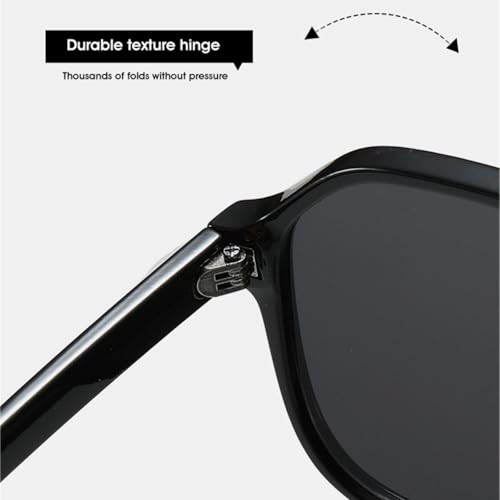 Lunettes de soleil rivets vintage et double pont au design surdimensionné exclusif - 5