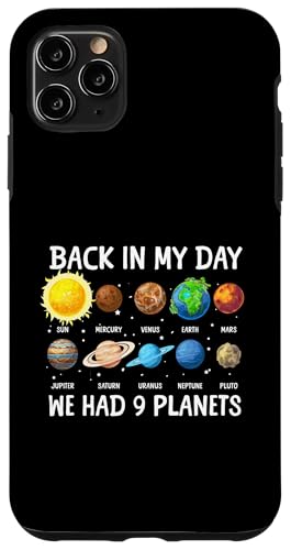 Ai miei giorni avevamo 9 pianeti Pluto Astronomy Space Custodia per iPhone 11 Pro Max