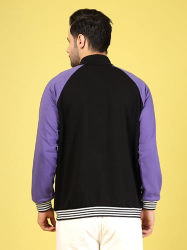 Image of Rigo Varsity Jacket for Men | Streetwear Varsity Jacket | Puff Print Varsity Jacket | Oversized Varsity Jacket for Men