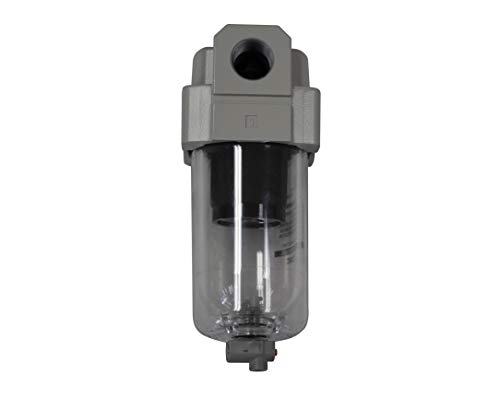 Particulate Filter 0.01 Micron 1/4 NPT Polycarbonate Bowl Manual Drain