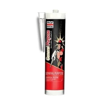 McCoy Soudal GP Plus Silicone Sealant, 280 ml (White)