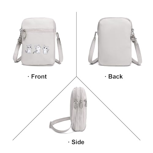 Image of AOCINA Small Wallet Purse Canvas Mini Purse Crossbody Phone Purse Bag for Girls Teens Boys Women