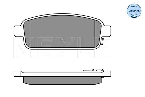 Meyle Kit Pastiglie Freni Posteriore Con Segnalatore Acustico Usura Con Accessori 025 250 9616/W - 4