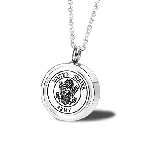 Urn Ashes Necklace Stainless Steel Memorial Cremation Jewelry