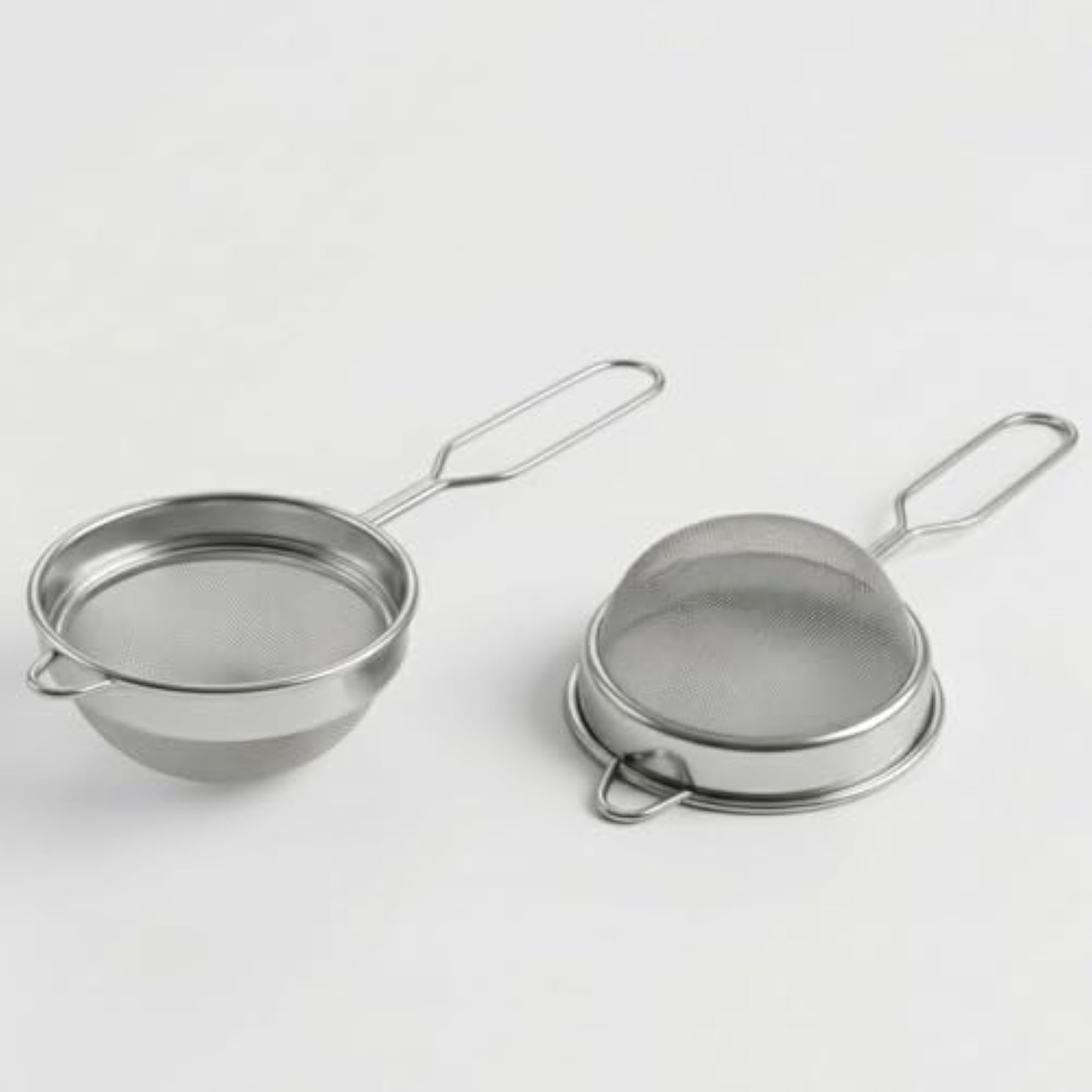 Heavy Duty Stainless Steel Tea Strainer with Ginger Grater Combo
