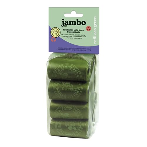 JAMBO PET, Kit Cata Caca Refil Saquinhos Higiênicos para Cães, De...