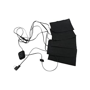 Heizfolie Heizfolie Heizfolie Weste Weste Daunenjacke Heizfolie Strahler Gas (B, One Size)