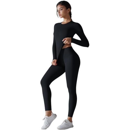 Top activo y leggings elásticos transpirables contra la sudoración