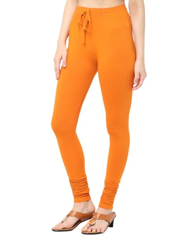 Image of Robinbosky Cotton Churidhar Leggings for Women - Stylish, Stretchable & Flattering Fit for All-Day Comfort