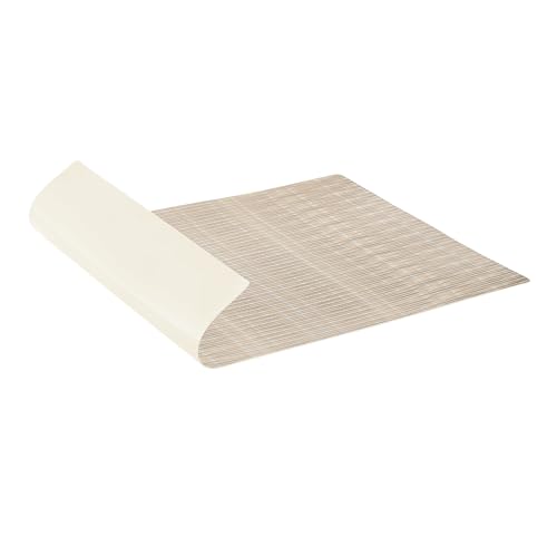 APS 60580 Place Mat Washable Stain-Resistant and Non-Slip 45 x 33 cm Silicone Beige - Image 3