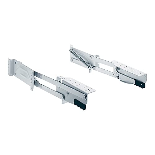 Ferrure de table robot - Charge : 8 kg - Pour caisson de profondeur : 470 mm - Décor : Blanc - KESSEBOHMER